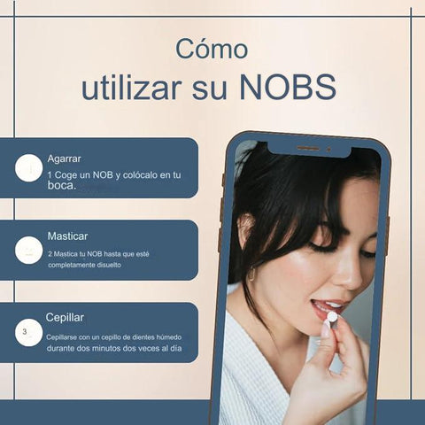 Tabletas de Pasta de Dientes Masticables NOBS™