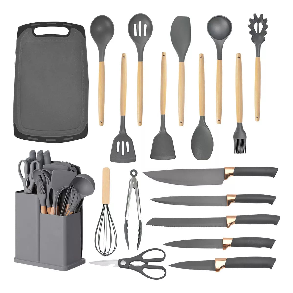 Utensilios de Cocina Silicona x19 piezas