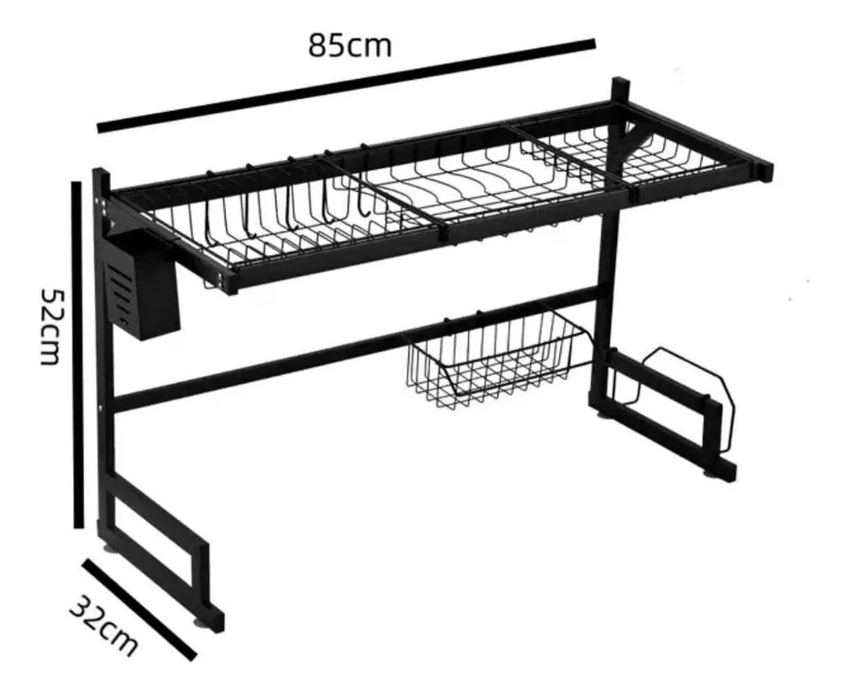 Escurridor de Platos Acero Inoxidable 65 cms