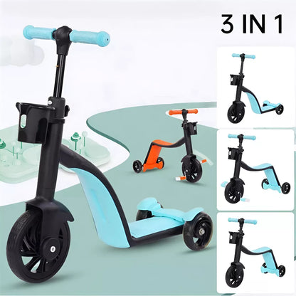 Scooter Monopatin y Triciclo 3 en 1