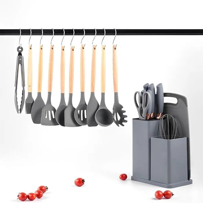 Utensilios de Cocina Silicona x19 piezas